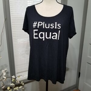 ✨ Lane Bryant #PlusIsEqual Supima Cotton Tee